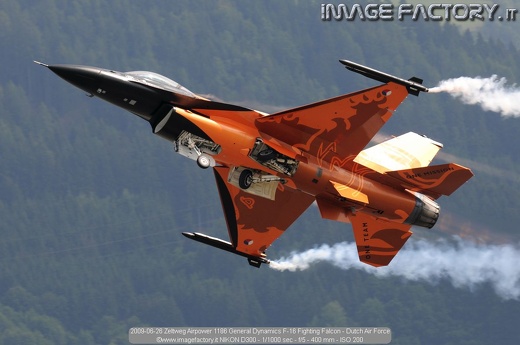 2009-06-26 Zeltweg Airpower 1186 General Dynamics F-16 Fighting Falcon - Dutch Air Force